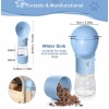 Armlulu Dog Water Bottle, Portable Dishwasher Safe Material for Multifunctiona