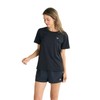 Roxy Historical Logo Women's Rash Guard, Black, M