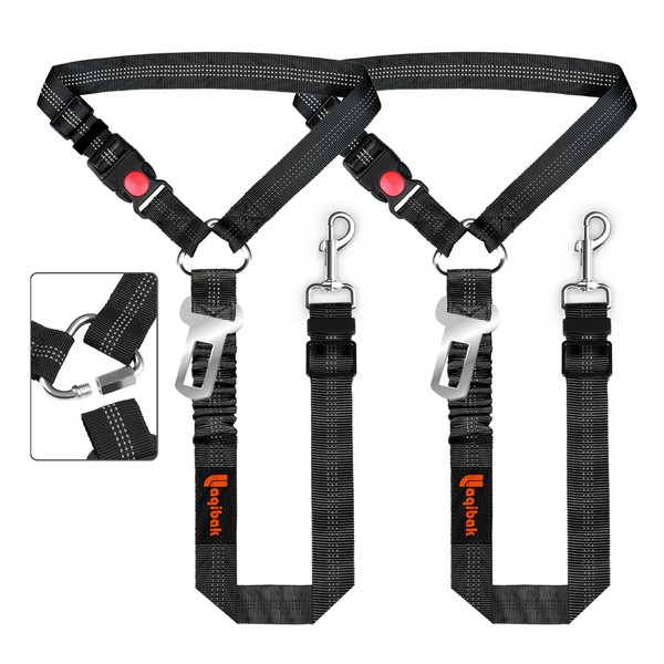 Removable Dog Seat Belt Harness for Car, 3 in 1