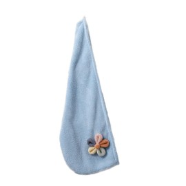 Mikinona 1pc Coral Fleece Hair Towel Cap Quick- -Absorbent Bath Hat Soft Comfortable for All Hair Types for Spa Travel Daily Use