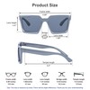 COCOSAND Kids Polarized Sunglasses TPE Stylish Retro Square Frame UV400
