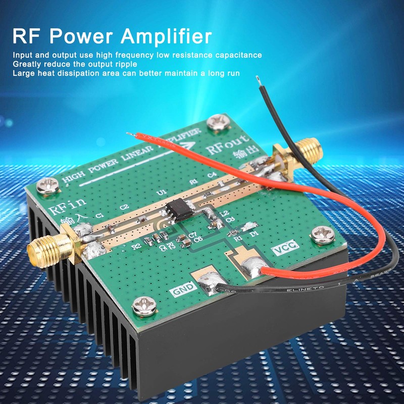 RF Power Amplifier, RF2126 400-2700MHz 2.4GHZ 1W Amplifier with Heatsink,