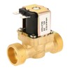 Solenoid Valve, An Arrow Sign On The Valve That Indicates