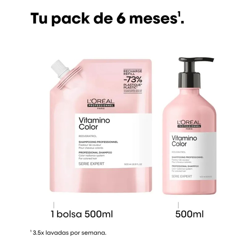 Shampoo Refill Vitamino Color 500ml L'oréal Professionnel