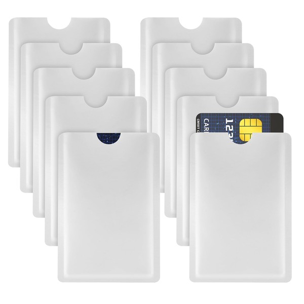 Ouligay 10pcs Rfid Blocking Sleeves Rfid Blocking Card Credit Card