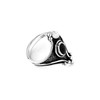 WINDALF Elf Onyx Ring ARÎYA 21mm Dark Gothic Ring 925