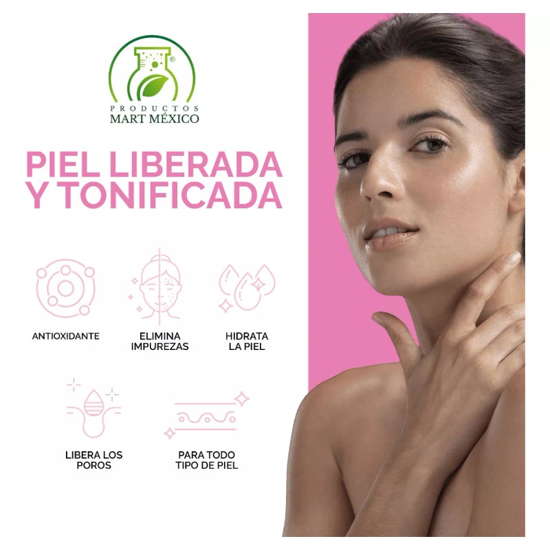 Productos Mart Mexico Agua De Rosas Hidratante Con Astringente 10