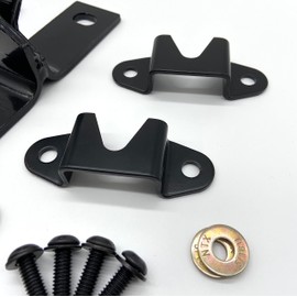 Region Offroad Rear Seat Mounting Brackets Fold and Tumble Compatible with Jeep Wrangler YJ 87-95 Jeep CJ 76-86