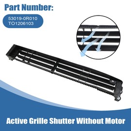 ATUOTPO Active Grille Shutter 53019-0R010, Fit for Toyota Rav4 2019-2023 TO1206103 Adventure Limited Trail TRD Off-Road Model Without Motor