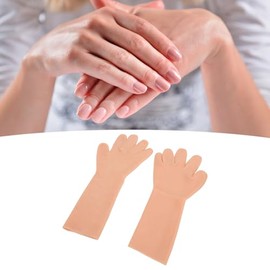 Guantes Hidratantes, Guantes Hidratantes de Silicona Elásticos Alargados Guantes de Silicona Lavables, Guantes de Loción para Mujer, Guantes Hidratant