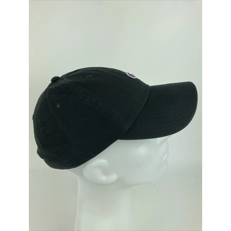 Champion hat cap "C" Logo Embroidered Black Adjustable One Size