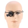 20X Magnification Single Eyeglass Magnifying Lighting Loupe Glasses Jeweler Watch