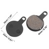 X AUTOHAUX 4 Pairs of Half Metal Disc Bicycle Brake