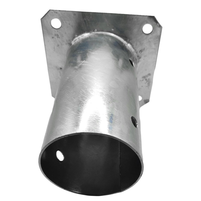 Round Fence Post Bolt Down Circular Bracket Heavy Duty Hot-Dip
