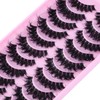 3D False Eyelashes, Natural Eyelashes, Pure Handmade Natural Look, Fluffy