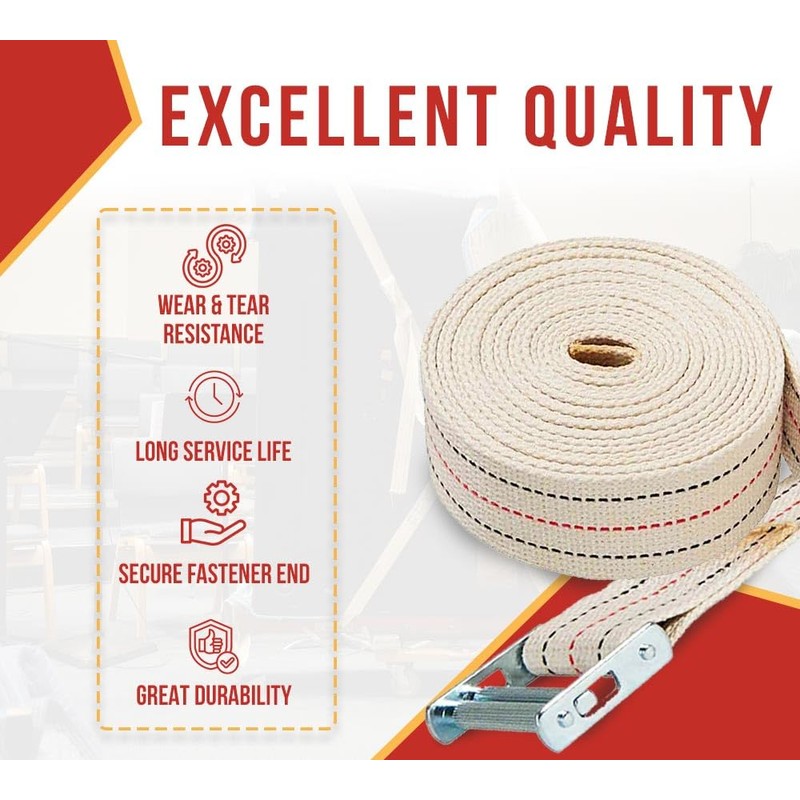 Mytee Products (4 Pack) 2" x 20' Piano Moving Strap