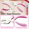 2PCS Staple Remover Staple Puller Remover for Home School Office,Quick