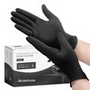 FifthPulse FifthPulse Black Vinyl Disposable Gloves Large 50 Pack -