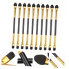 FOMIYES 20pcs Double-ended Eyeshadow Brush for Professional Makeup for and