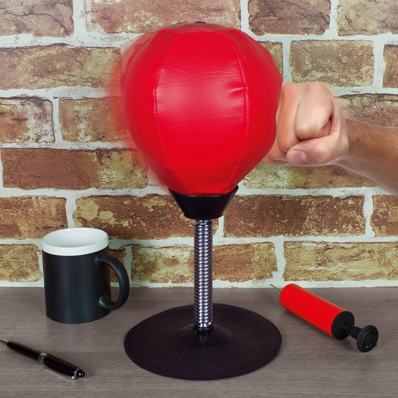 Global Gizmos 50440 Desktop Punch Ball / Stress Reliever /