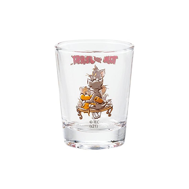Sunart SAN3653-7 Tom and Jerry Mini Glass, 1.7 fl oz