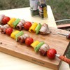 7pcs/set Stainless Steel Barbecue Forks Barbecue Skewers Roasting Needle Barbecue