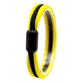 Generisch JoJewelry Dortmund Fan Bracelet, Nylon, No Gemstone