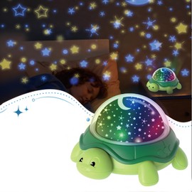 Turtle Night Light Projector for Kids,5 Lighting Kids Turtle Toys Night Light Projector,360° Slient Star Ocean Lights for Ceiling Projector,Room Decor,Party,Christmas,Gifts