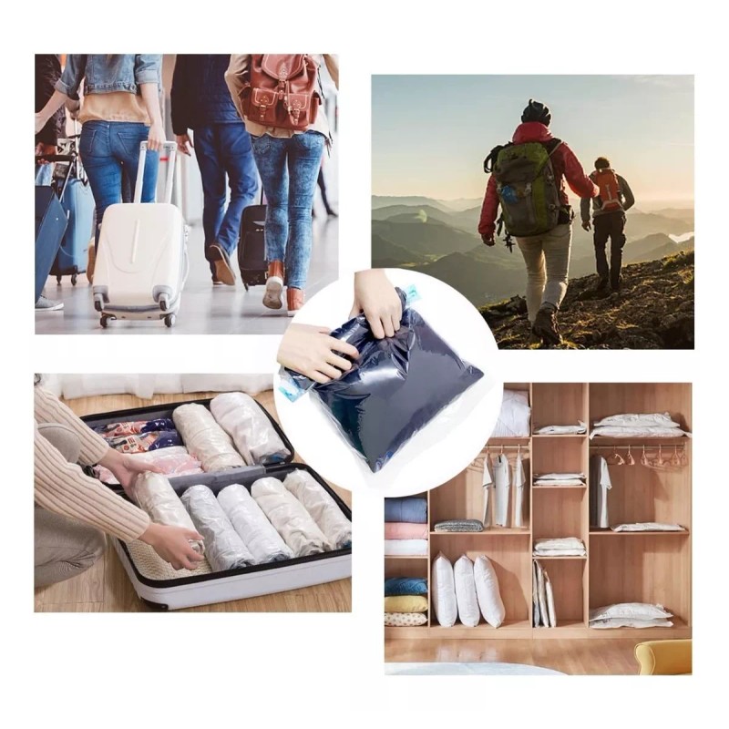 Doble G Bolsas Vacío Ideales Para Viaje Y Almacenamiento 12