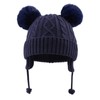JANGANNSA Cute Knitted Boys Girls Christmas Beanie Warm Earflap Winter