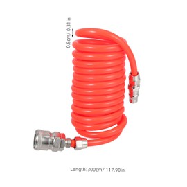 Operitacx Versatile Compressor Hose Tube Flexible Airline Hose for Car Pump and Hardware Tubing