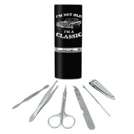 GRAPHICS & MORE I'm Not Old I'm a Classic Stainless Steel Manicure Pedicure Grooming Beauty Care Travel Kit
