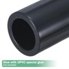 M METERXITY 4-Pack PVC Pipe Coupling Adapter, 1/2" Straight Coupling