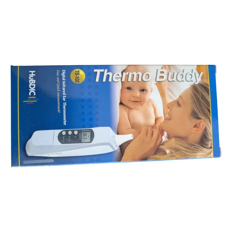 Termómetro Digital De Oído Hubdic Tb-100 Thermo Buddy + Fund