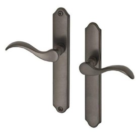 Rockwell Security Dummy Swing Door Solid Brass Multipoint Trimmest Antique Finish Fits 1.75 Inch Thick Doors Interior and Exterior Use