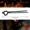 Bonbo Knife making Tongs Blacksmith Tongs 16"Z- V-Bit Style Tongs,