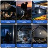 2Pack USB Rechargeable Emergency LED Light Bulbs Portable Tent Light