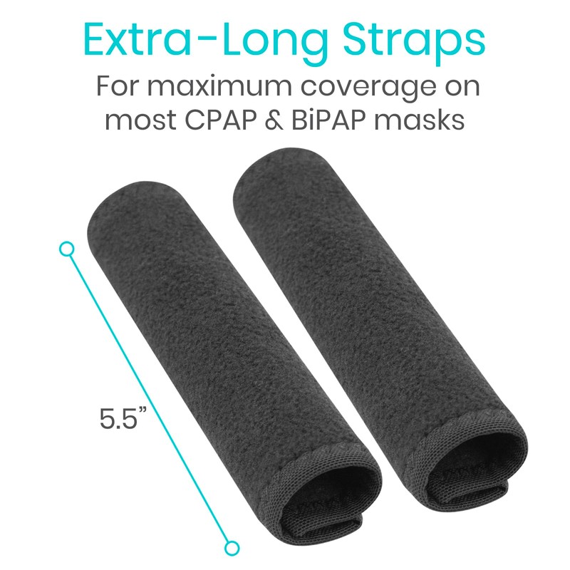 Vive CPAP Strap Covers (4 Pack) - Soft Fleece CPAP