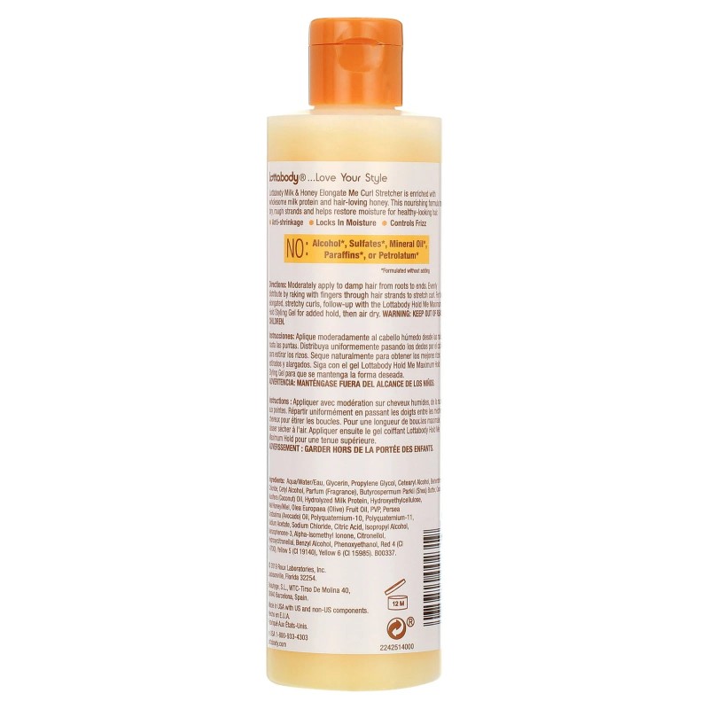 Lottabody Lotta Body Elongate Me Curl Stretcher Milk & Honey
