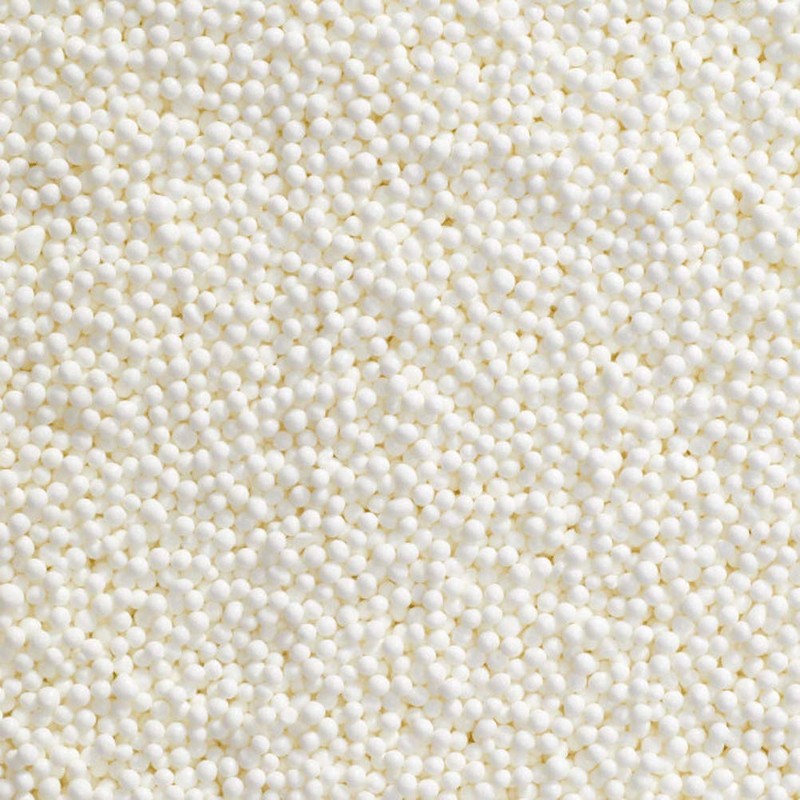 DECOPAC White Nonpareils, 30oz/85g, Fancy Sprinkles in Handheld Container, Edible