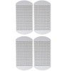 Mini Ice Cube Tray Set (4 Pack), Easy Ice Release