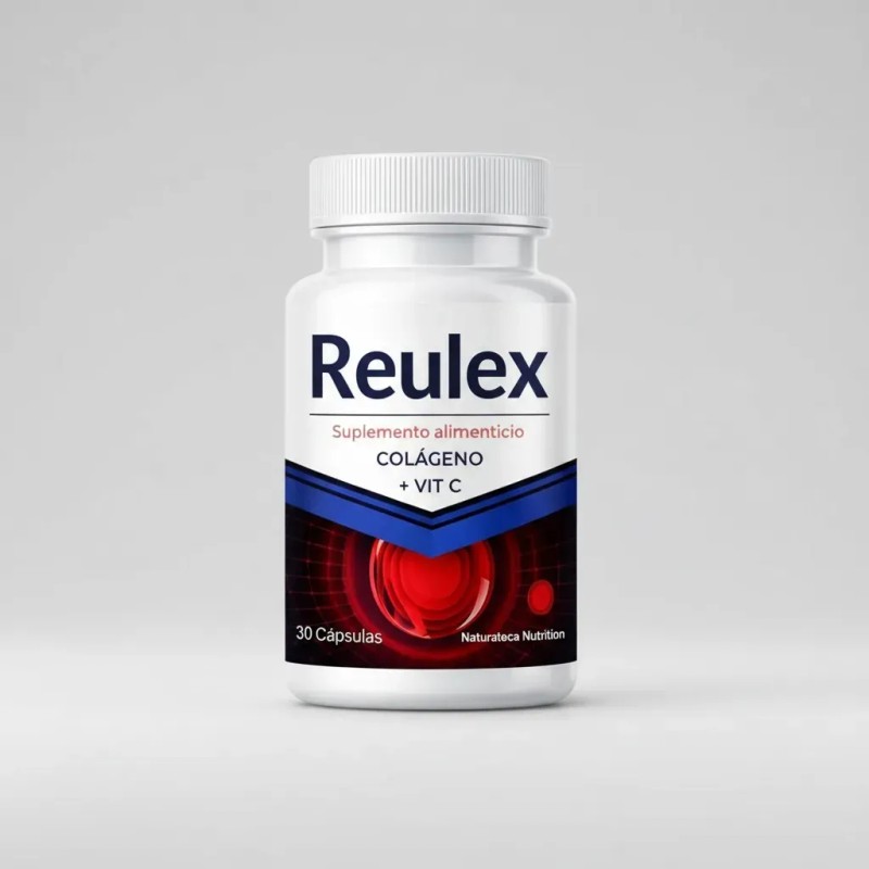 Reulex Frasco Cápsulas Colageno Msm Vitaminas Mas Sabor