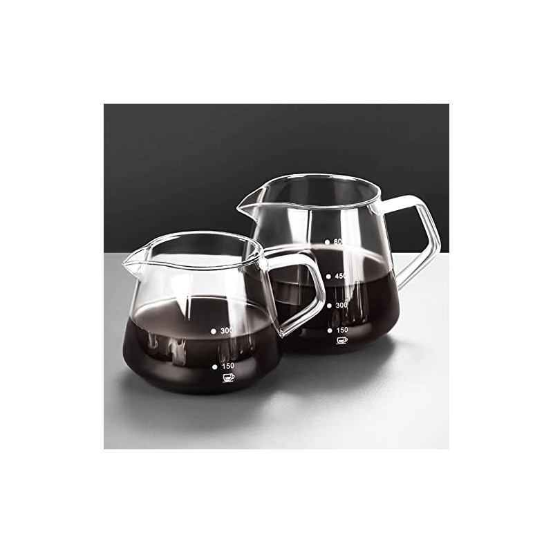 Cafetera de Vertido - Jarra de Vidrio de 20 OZ