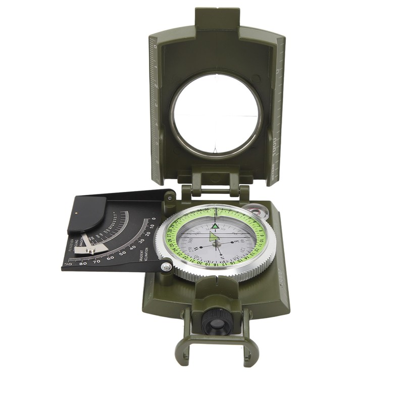 Compass Multifunctional Accurate Waterproof Hand Held Metal Compass for Hiking
