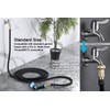 ESOW Outdoor Water Faucet SUS304 Lead- Free, Solid Irrigation Hose