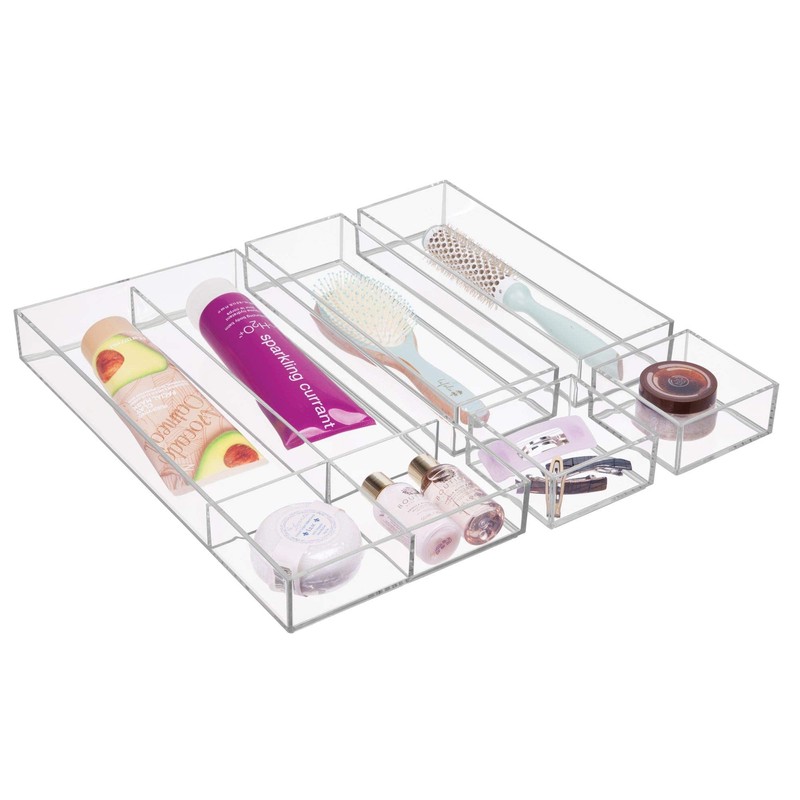 InterDesign 10 x 30.5 x 5 cm Clarity Drawer Organizer