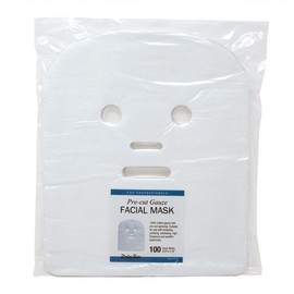 APPEARUS Precut Gauze Facial Mask - 100% Cotton Gauze for Masks and High Frequency Facials (100 count/DM101x1)