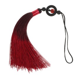 OHPHCALL Tai Chi Sword Spike Chinoiserie Decor Martial Arts Swords Jewelry Nail Decoration Chinese Sword Decor Tassel Taichi Sword Hanging Tassel Fencing Sword Tassel Decor Polyester Red