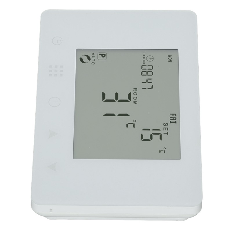 Wireless RF Temperature Controller Programmable LCD Backlit Display Smart Electric