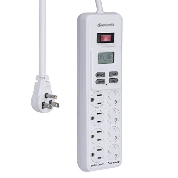 DEWENWILS Power Strip with Timer, Indoor Outlet Bearded Dragon Tank